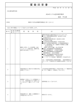 質疑回答書