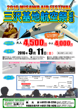 三沢基地航空祭2016（PDF）