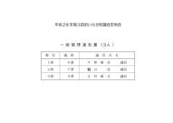 一般質問通告書 [PDFファイル／247KB]