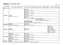 修士 - 慶應義塾大学-塾生HP
