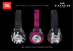 JBL E40BT COACH LIMITED EDITION JBL E40BT COACH LIMITED