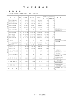 下 水 道 事 業 会 計