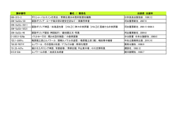 請求番号 書名 / 著者名 出版者 出版年 069-D15