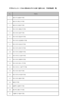 学校奨励賞一覧