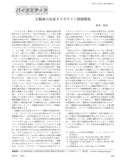大腸菌における炭素カタボライト抑制解除