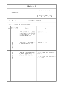 質疑回答書