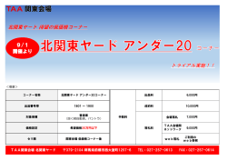 北関東ヤード「アンダー20コーナー」