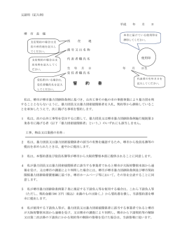 誓約書記入例（PDF：108KB）