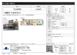 ポサーダけやき 203号室 北九州市八幡東区西本町
