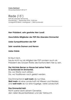 Grussbotschaft - Carlos Reinhard