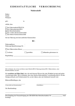 Eidesstattliche Versicherung - Karosserietechnik Manfred Riveroff
