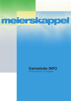 Gemeinde-INFO - Meierskappel