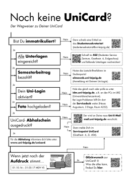 Infografik "Noch keine UniCard?"
