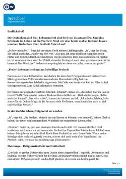 Sprachbar - Deutsche Welle