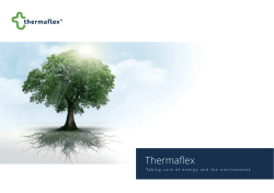 Thermaflex_Taking care of energy and the environment