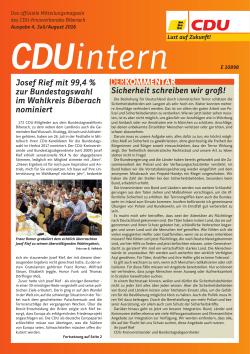 derkommentar - CDU im Kreis Biberach