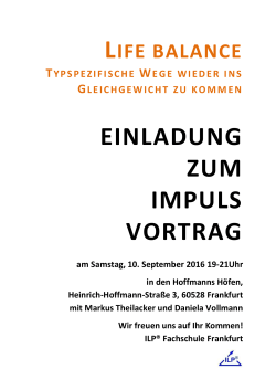 10.09.16 - Frankfurt - ILP Fachschule Frankfurt