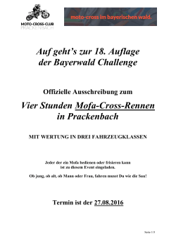 Ausschreibung als PDF-Datei - Prackenbach