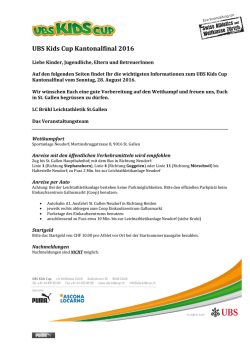 Infoflyer - LC Br&uuml;hl Leichtathletik