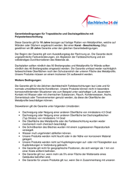 Garantiebedingungen