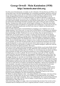 Druckversion - George Orwell