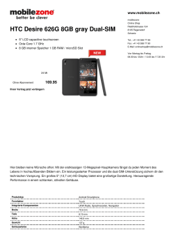HTC Desire 626G 8GB gray Dual-SIM - online