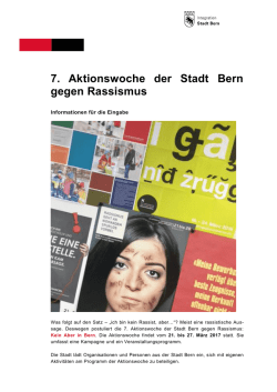 Informationen f&uuml;r die Eingabe