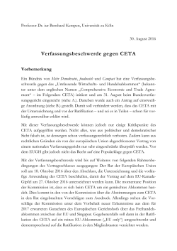 Meldung VB gegen CETA korr angenommen