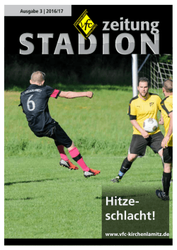 Hitze- schlacht! - VFC Kirchenlamitz