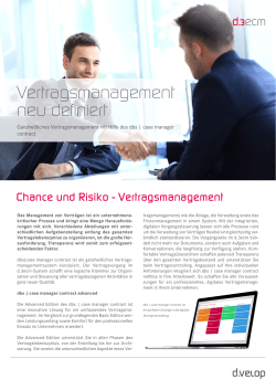 dbs | case manager contract