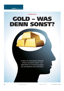 gold &ndash; was denn sonst?