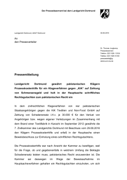 PM KiK (1).docx - Dispute Resolution in Germany