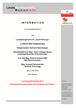 information - Land Ober&ouml;sterreich