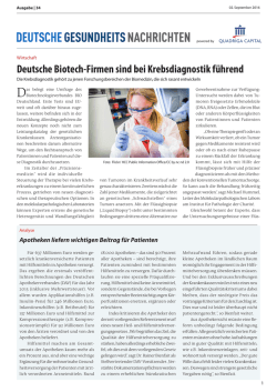 PDF-ausgabe-2016-34 - Deutsche Gesundheits Nachrichten