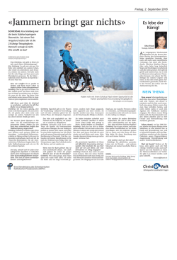 Jammern bringt gar nichts - Schweizerischer Katholischer