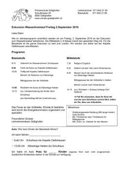 Infos - Primarschule G&ouml;tighofen