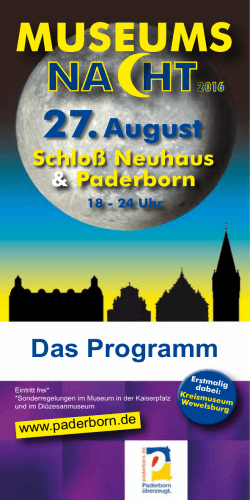 Programm - Paderborn