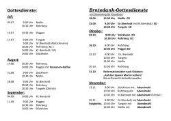 Gottesdienste: - Kirchenkreis Salzwedel