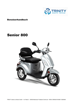 Senior 800 - Trinity Electric Vehicles