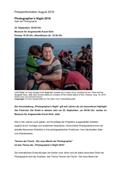 Info_Photographer`s Night 2016 neu - Photoszene