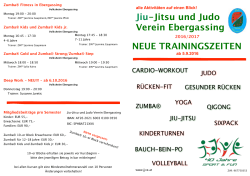Flyer 2016/2017 JJVE NEU - Jiu Jitsu und Judo Verein Ebergassing