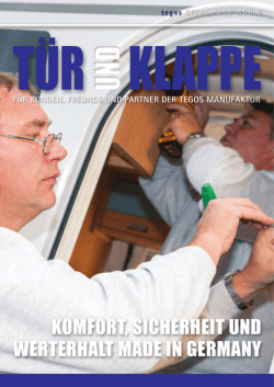 Broschüre „Tür und Klappe“