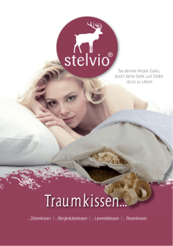 Traumkissen - STELVIO | Duft