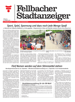 aktuellen Stadtanzeiger downloaden