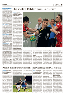 Die vielen Fehler zum Fehlstart