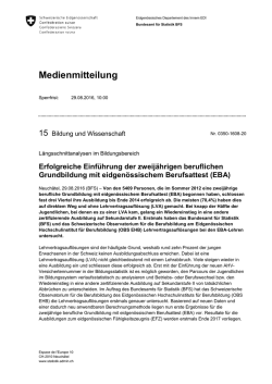 Medienmitteilung