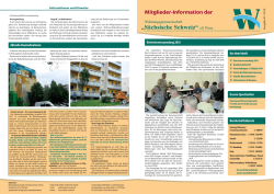 Mitglieder-Information der - Wohnungsgenossenschaft S&auml;chsische