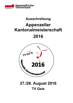 Appenzeller Kantonalmeisterschaft 2016