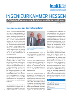 Juli / August - Ingenieurkammer Hessen