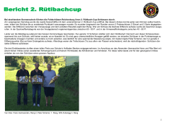 Bericht Rütibachcup 2016
